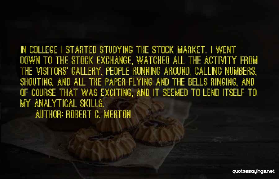 Stock Exchange Quotes By Robert C. Merton