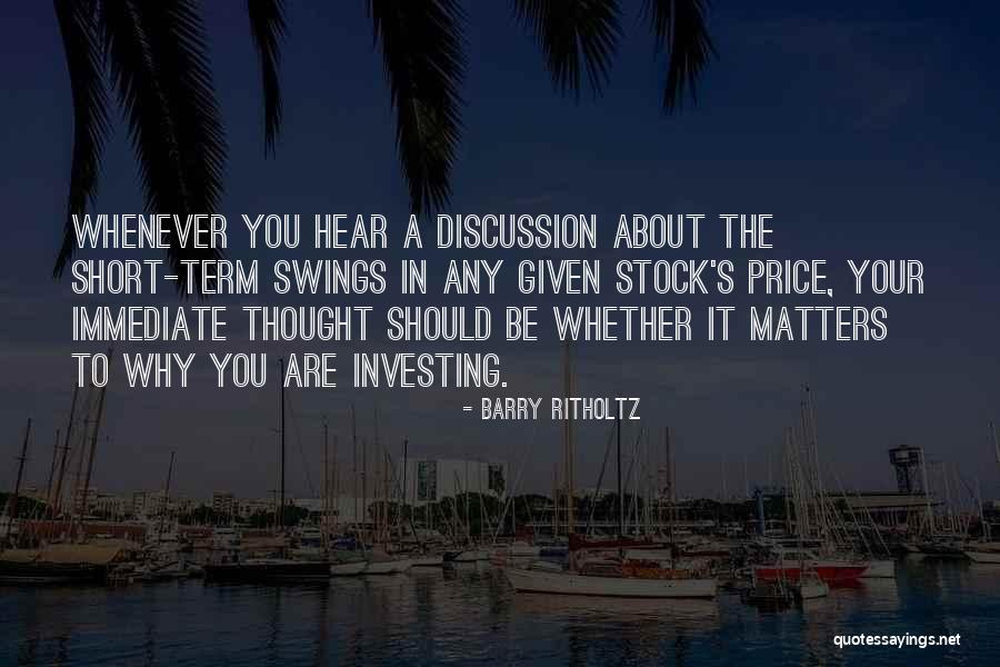 Stock Investing Quotes By Barry Ritholtz Stock Investing Quotes By Barry Ritholtz