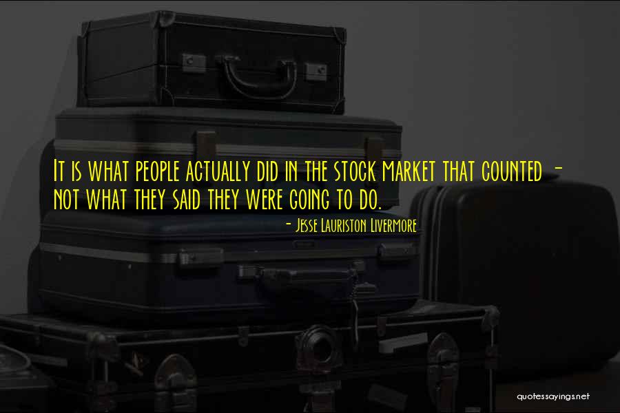 Stock Investing Quotes By Jesse Lauriston Livermore Stock Investing Quotes By Jesse Lauriston Livermore