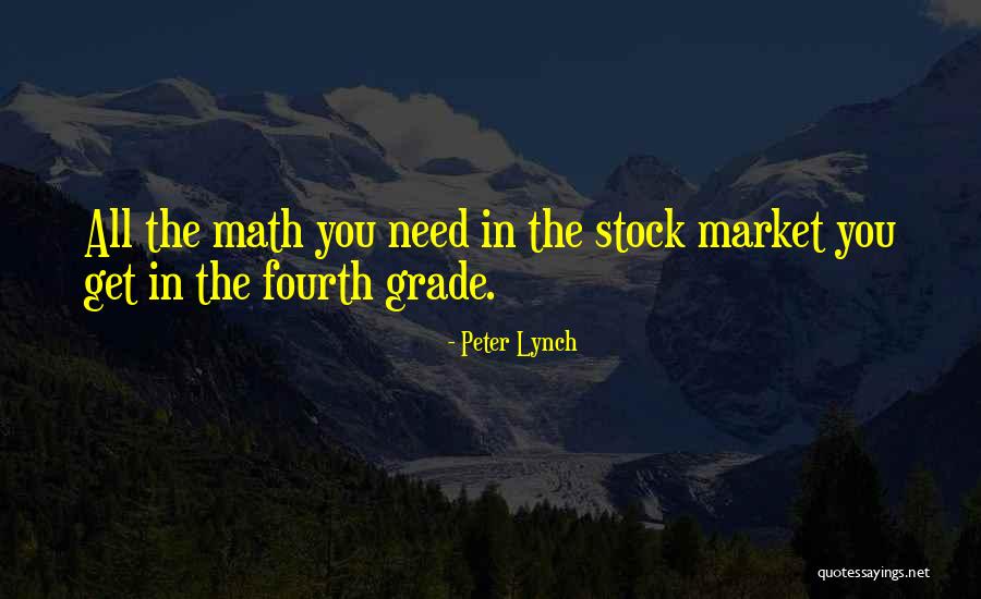 Stock Market Investing Quotes By Peter Lynch