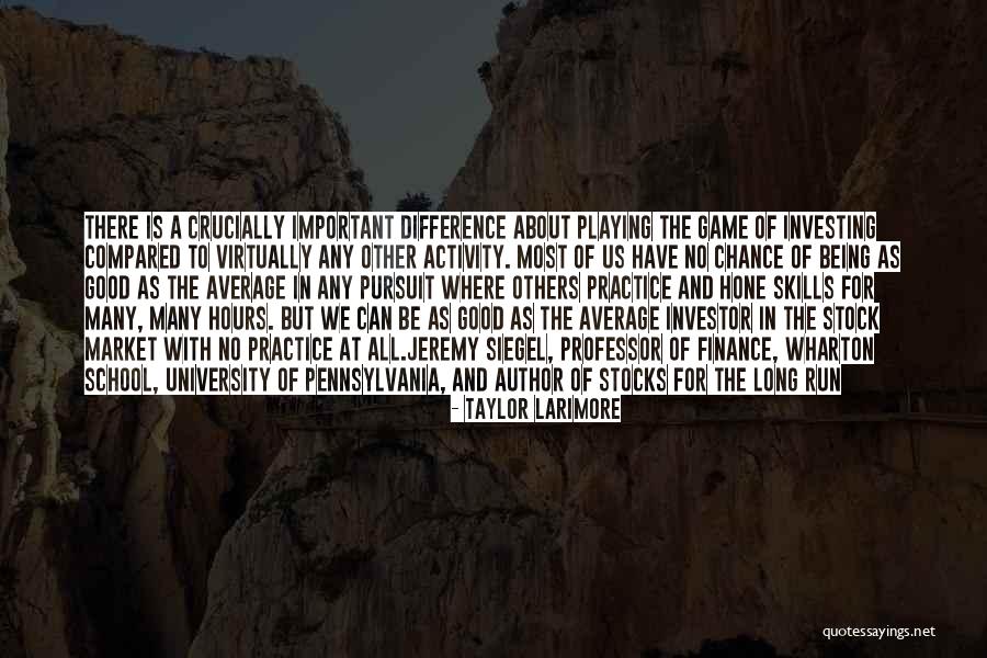 Stock Market Investing Quotes By Taylor Larimore