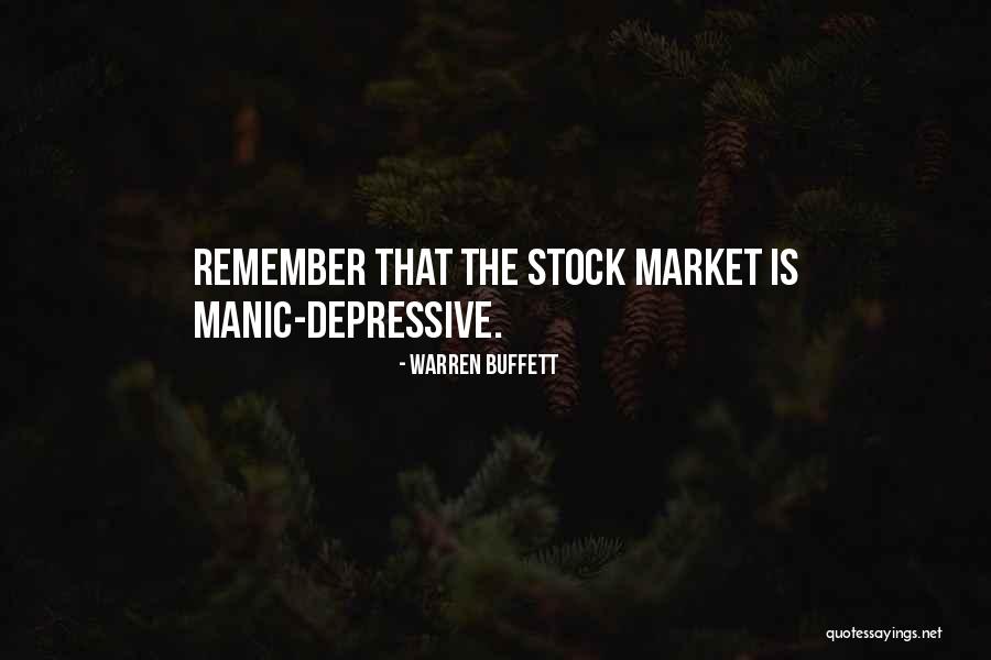 Stock Market Investing Quotes By Warren Buffett