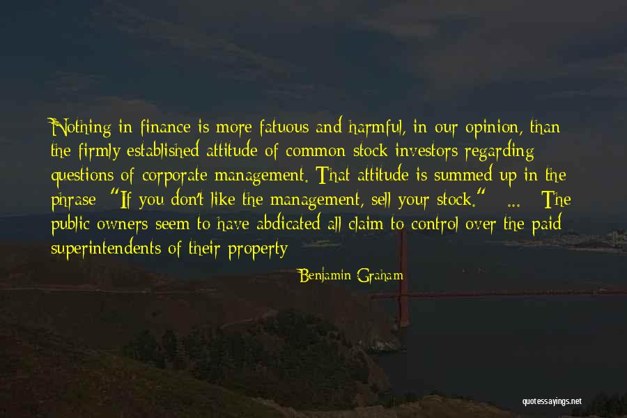 Stock Over Quotes By Benjamin Graham Stock Over Quotes By Benjamin Graham
