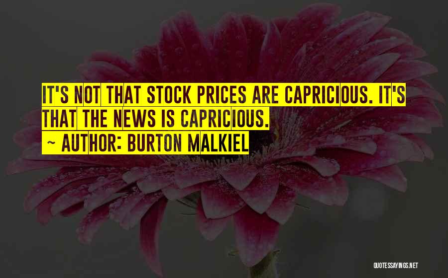 Stock Prices Quotes By Burton Malkiel