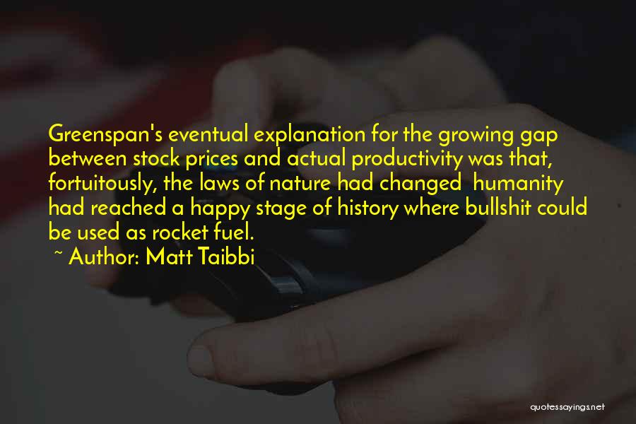 Stock Prices Quotes By Matt Taibbi