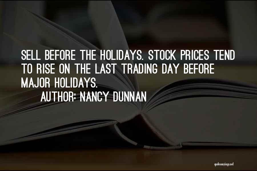 Stock Prices Quotes By Nancy Dunnan