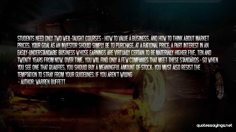 Stock Prices Quotes By Warren Buffett