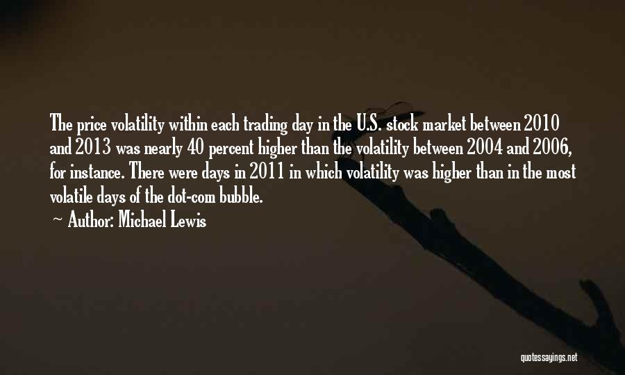 Stock Volatility Quotes By Michael Lewis