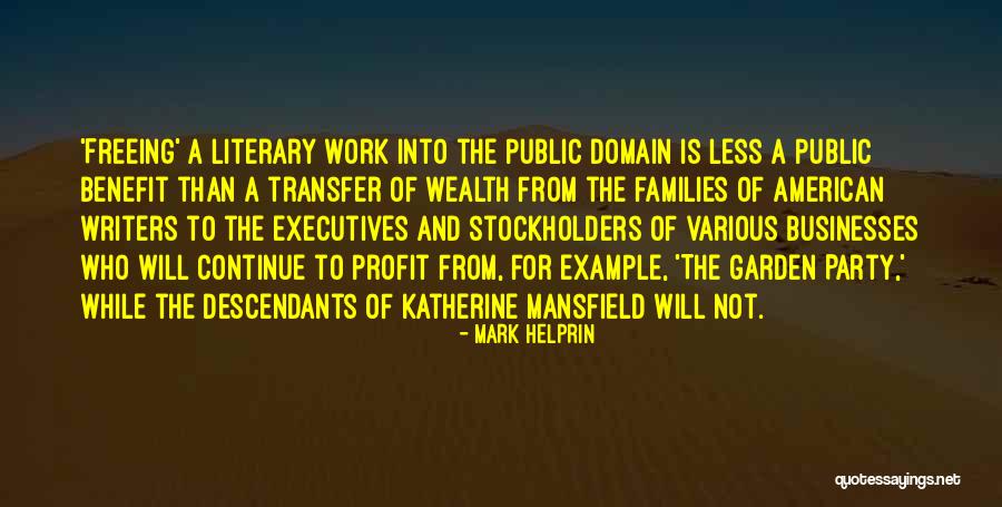 Stockholders Quotes By Mark Helprin Stockholders Quotes By Mark Helprin