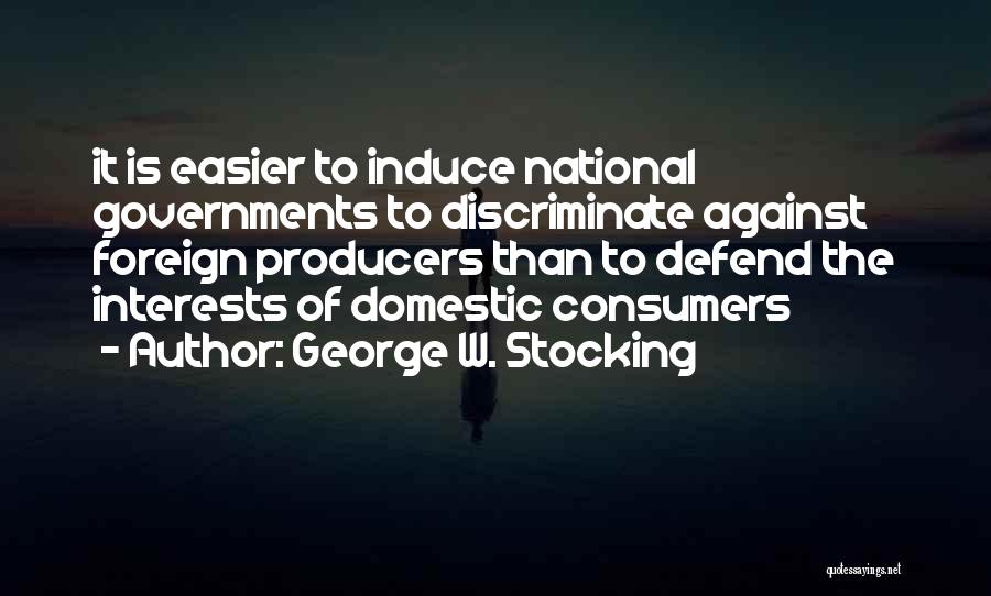 Stocking Quotes By George W. Stocking