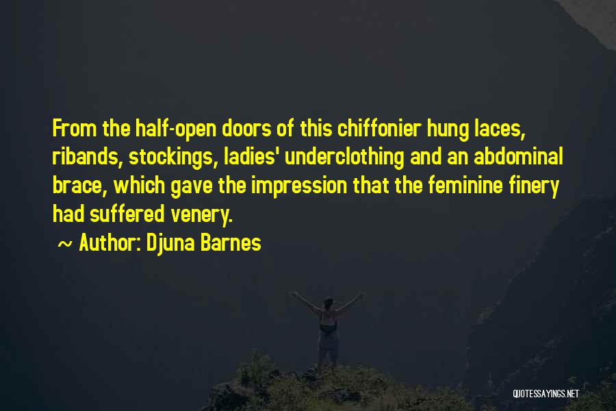 Stockings Quotes By Djuna Barnes