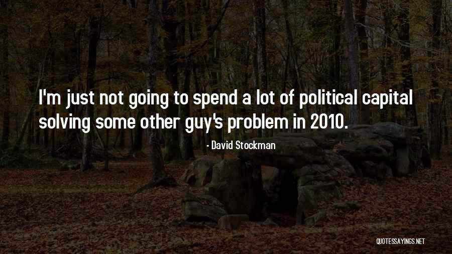 Stockman Quotes By David Stockman