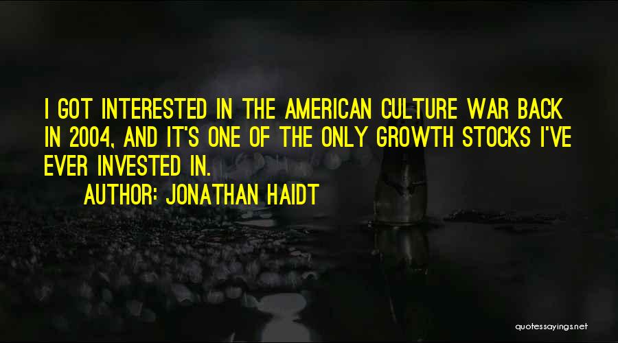 Stocks Quotes By Jonathan Haidt