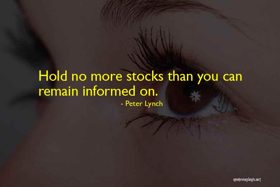 Stocks Quotes By Peter Lynch Stocks Quotes By Peter Lynch