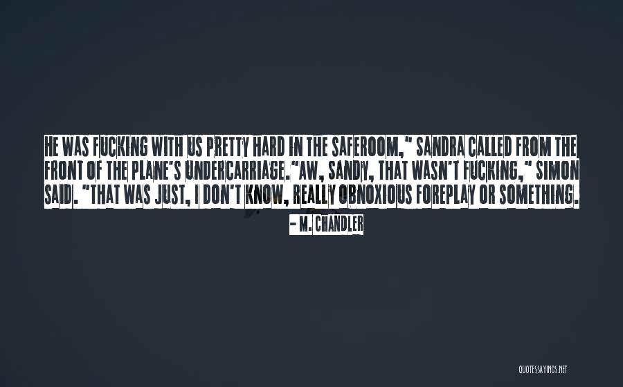 Stocktalk Quotes By M. Chandler Stocktalk Quotes By M. Chandler