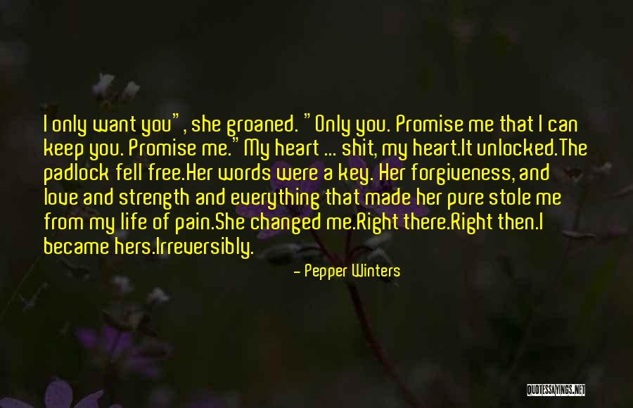 Stole His Heart Quotes By Pepper Winters