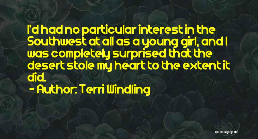 Stole His Heart Quotes By Terri Windling