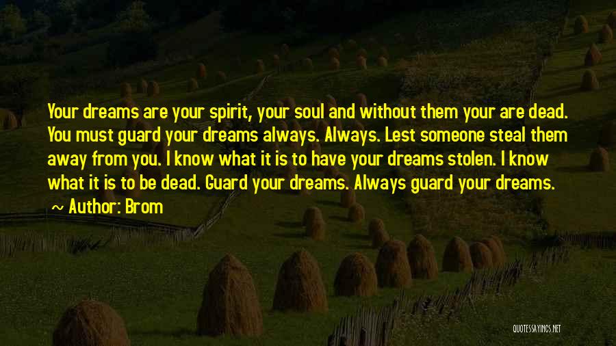 Stolen Dreams Quotes By Brom