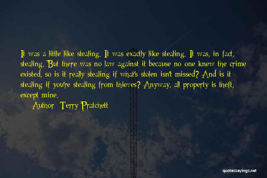 Stolen Property Quotes By Terry Pratchett