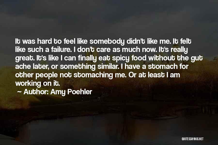 Stomach Ache Quotes By Amy Poehler