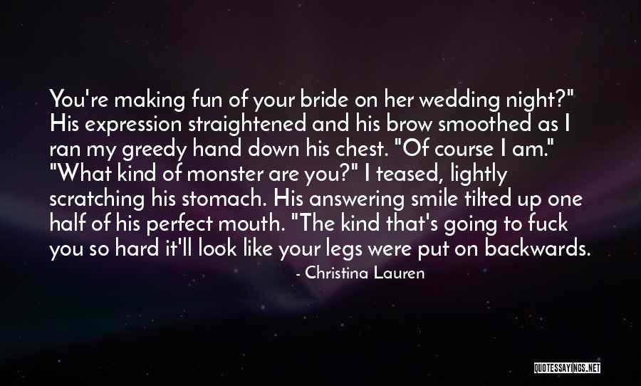 Stomach And Chest Quotes By Christina Lauren Stomach And Chest Quotes By Christina Lauren