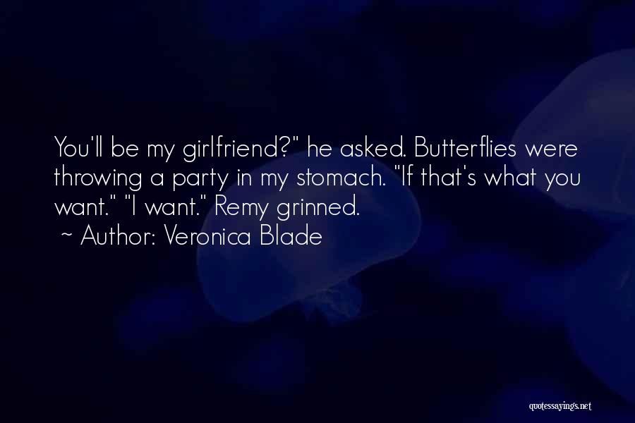 Stomach Butterflies Quotes By Veronica Blade