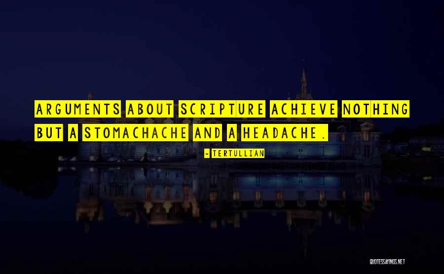 Stomachache Quotes By Tertullian Stomachache Quotes By Tertullian
