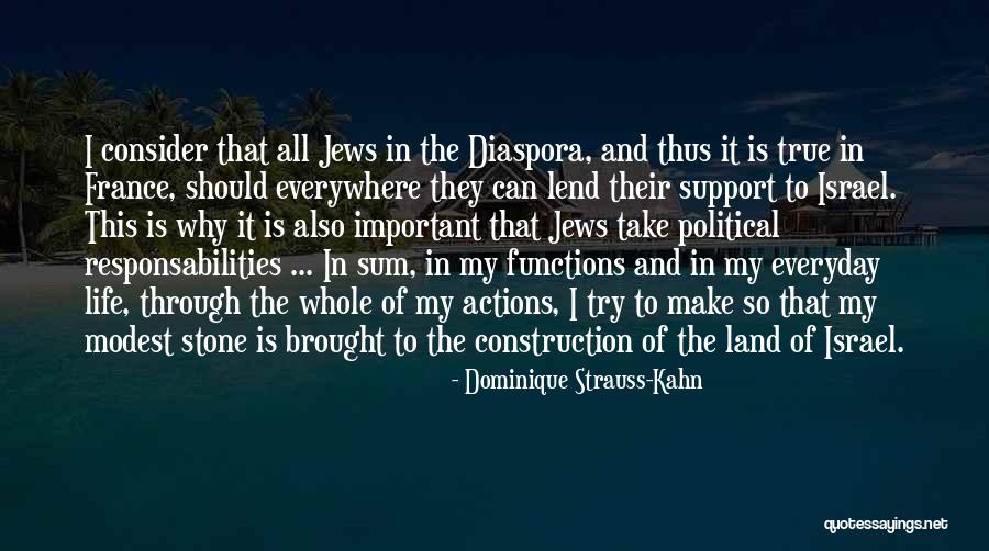 Stone And Life Quotes By Dominique Strauss-Kahn