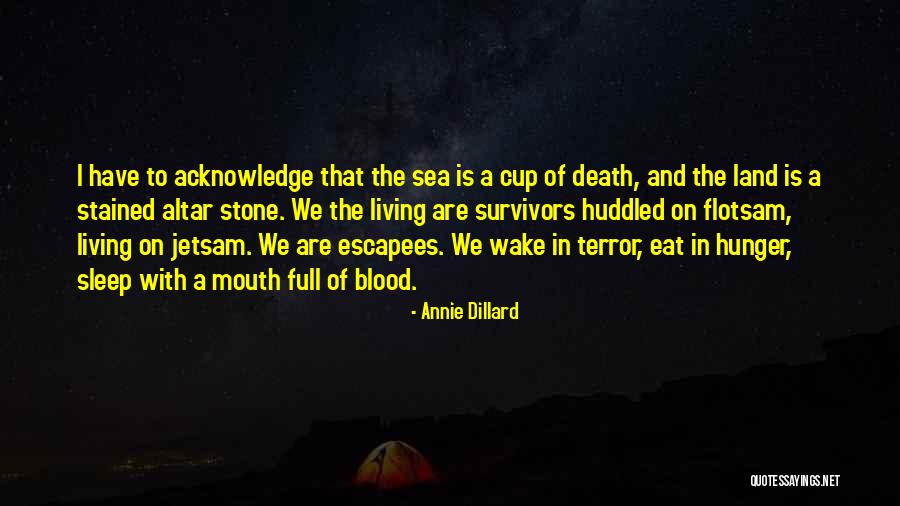 Stone And Sea Quotes By Annie Dillard Stone And Sea Quotes By Annie Dillard