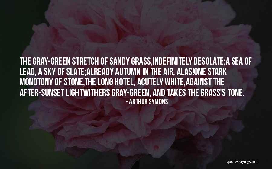 Stone And Sea Quotes By Arthur Symons