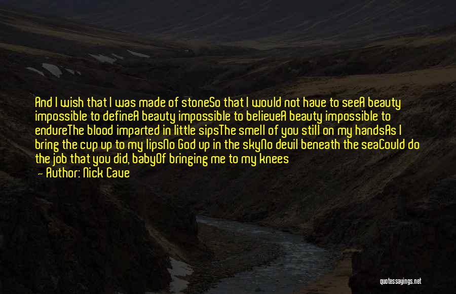 Stone And Sea Quotes By Nick Cave