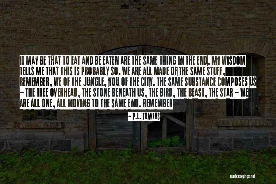 Stone Bird Quotes By P.L. Travers Stone Bird Quotes By P.L. Travers