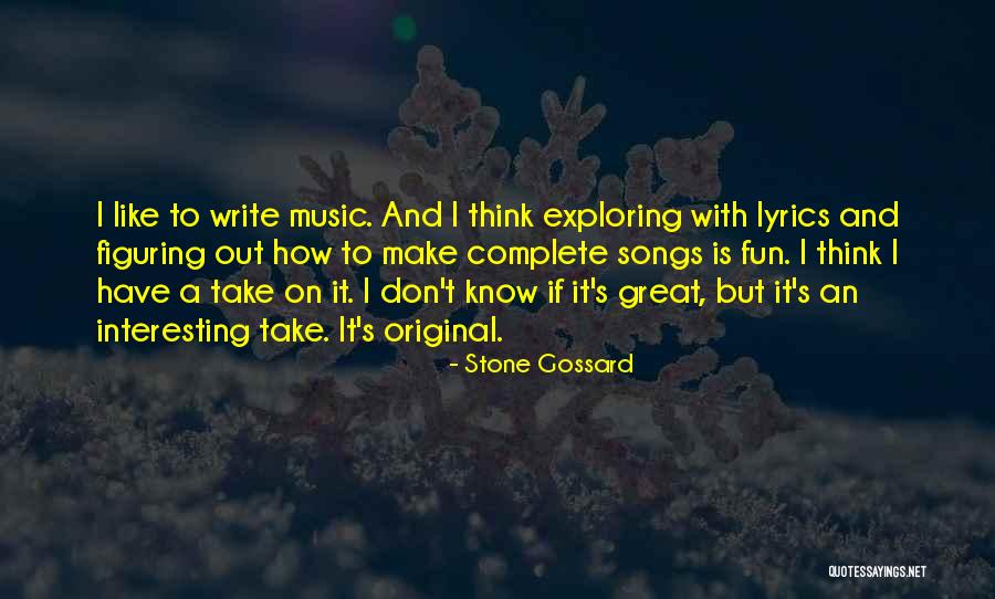 Stone Gossard Quotes 389923 Stone Gossard Quotes 389923