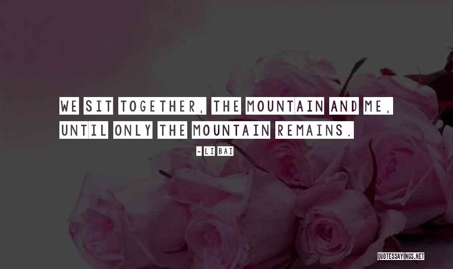 Stone Junction Quotes By Li Bai
