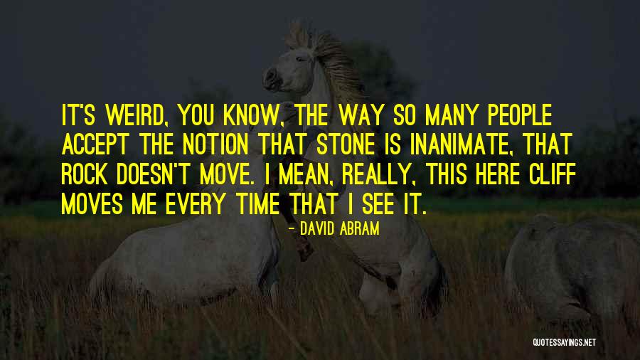 Stone Rock Quotes By David Abram Stone Rock Quotes By David Abram