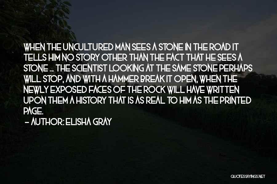 Stone Rock Quotes By Elisha Gray