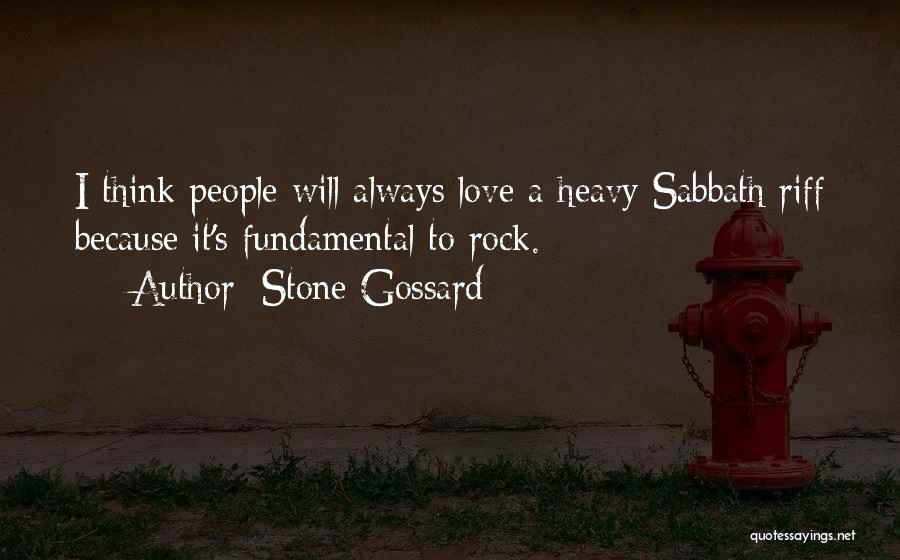 Stone Rock Quotes By Stone Gossard