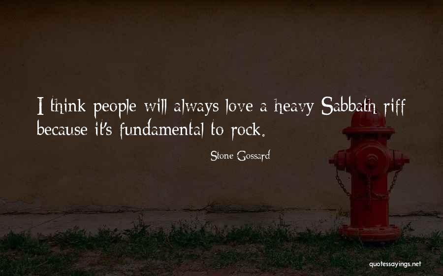 Stone Rock Quotes By Stone Gossard