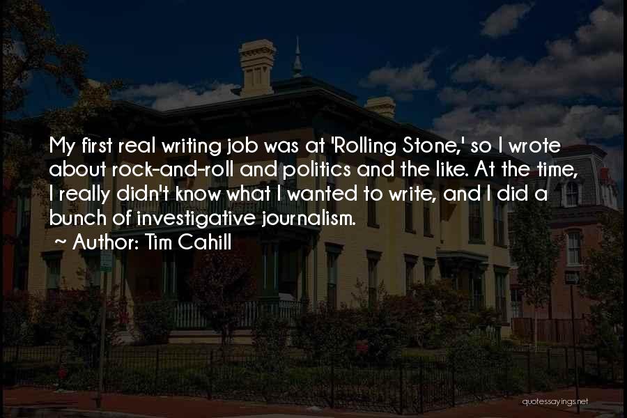 Stone Rock Quotes By Tim Cahill