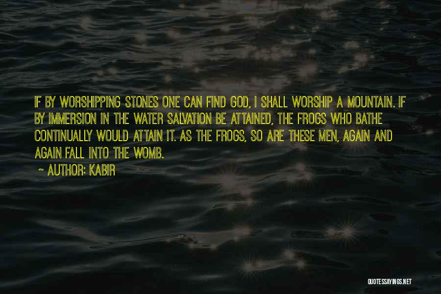 Stones In Water Quotes By Kabir
