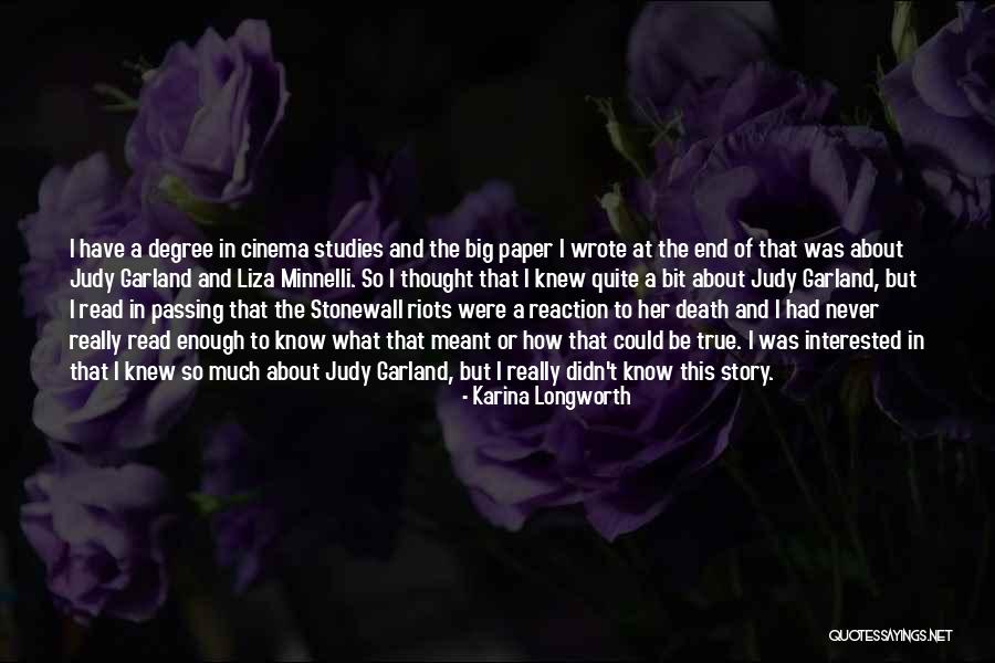 Stonewall Riots Quotes By Karina Longworth