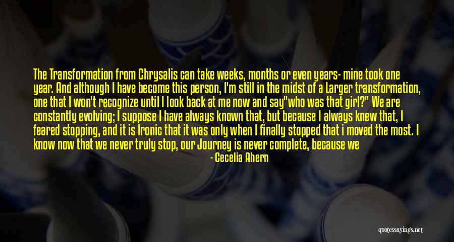 Stop And Look Back Quotes By Cecelia Ahern Stop And Look Back Quotes By Cecelia Ahern