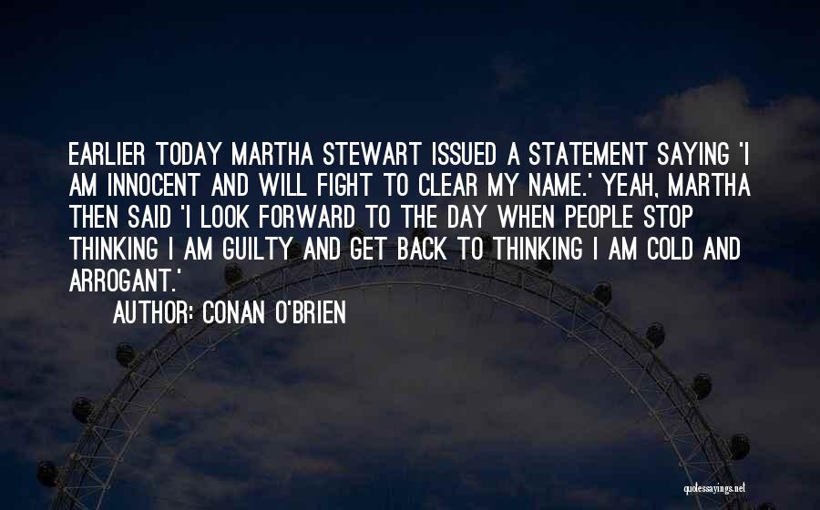 Stop And Look Back Quotes By Conan O'Brien