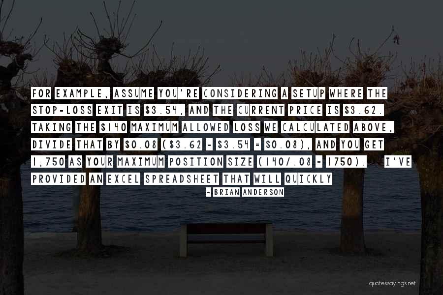 Stop Assume Quotes By Brian Anderson Stop Assume Quotes By Brian Anderson