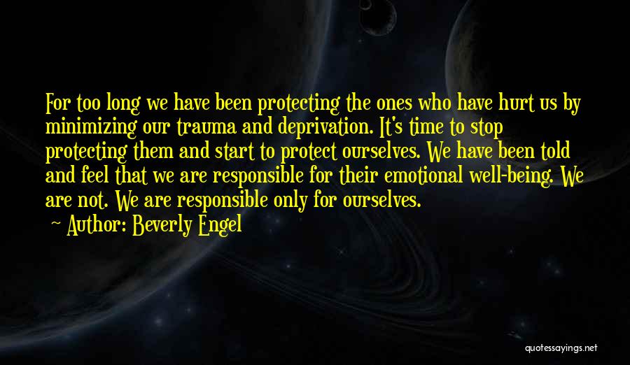 Stop Being Hurt Quotes By Beverly Engel