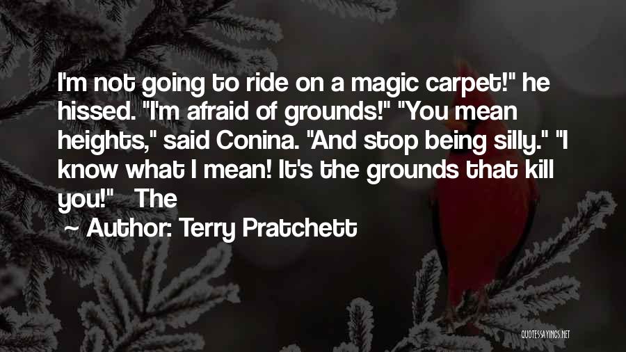 Stop Being Mean To Me Quotes By Terry Pratchett