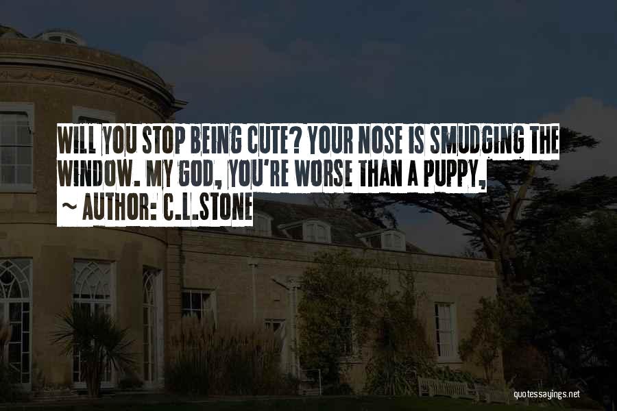 Stop Being So Cute Quotes By C.L.Stone