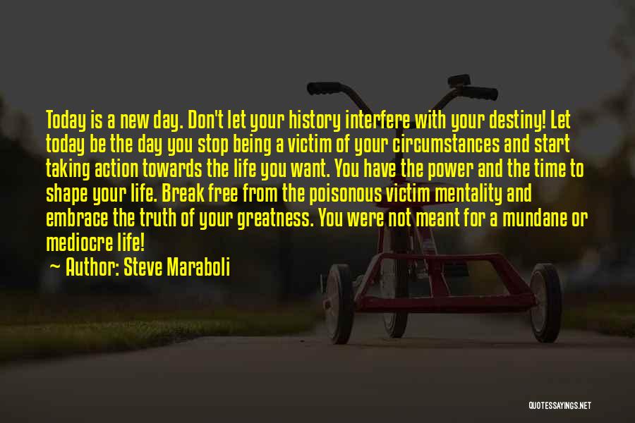 Stop Being The Victim Quotes By Steve Maraboli