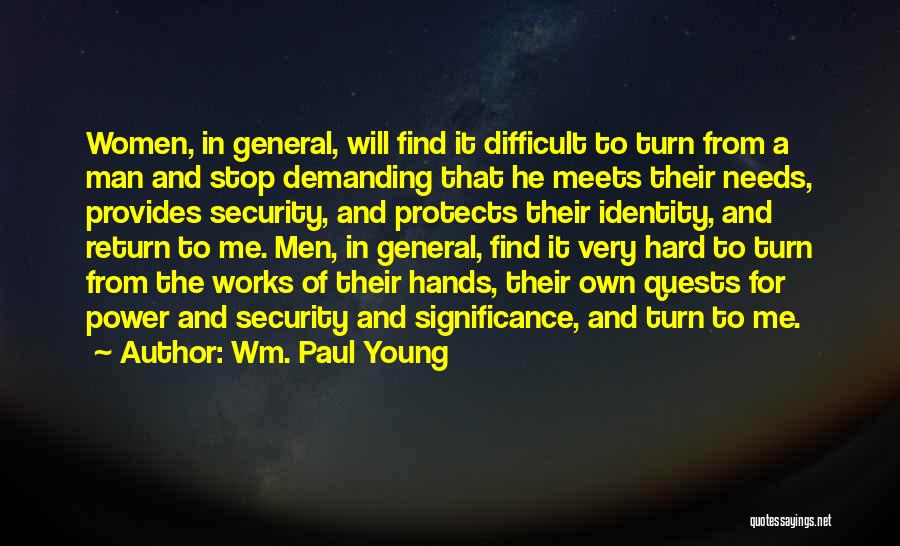 Stop Demanding Quotes By Wm. Paul Young