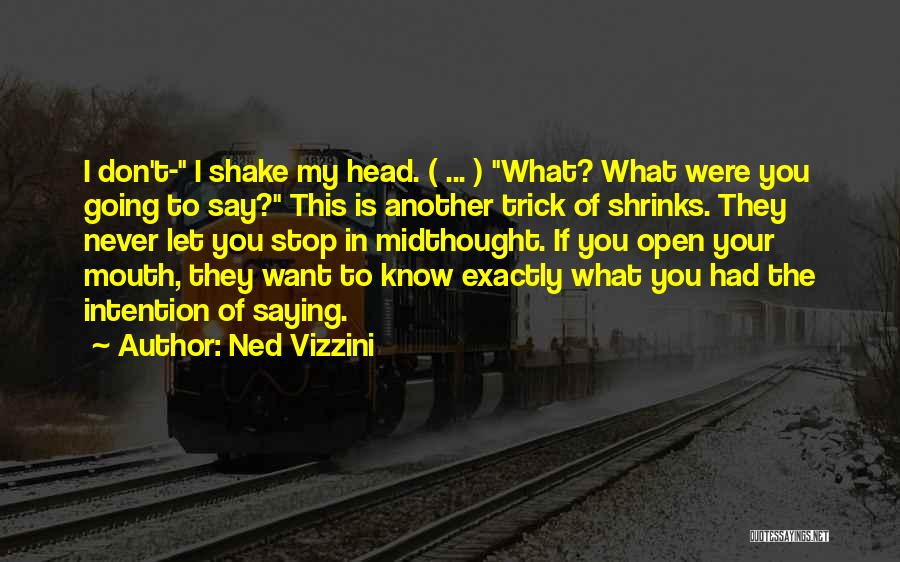 Stop Depression Quotes By Ned Vizzini